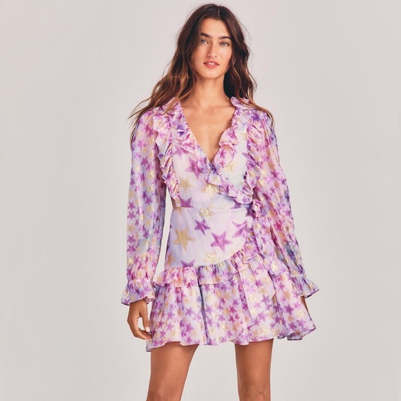 🎀LoveShackFancy Findlay Wrap Dress🎀 - Picture 1 of 11